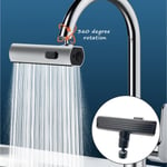 Robinet de cuisine anti-éclaboussures cascade d'eau d'artefact universel à bulles rotatives rallonge de surpresseur buse d'eau connecteur universel