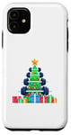 Coque pour iPhone 11 Christmas Tree Haltère Poids Haltérophile Gymnase