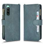 Yhteensopiva Sony Xperia 10 Iv Flip Case Pu -nahkaisen magneettikorttipaikan hihnakäsilaukun kanssa