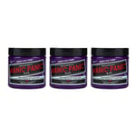 Manic Panic Violet Night Classic Creme Vegan Semi Permanent Hair Dye 3 x 118ml