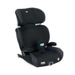 Chicco, Quizy i-Size, siège auto pour enfant 3-12 ans (100-150 cm), facile à installer avec le système Isofix, inclinable, réglable en hauteur, avec accoudoirs rembourrés et siège confortable, noir