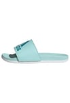 adidas Women's Adilette Comfort Slides Sandals, Aqua/Arctic Fusion/Crystal White, 8 UK