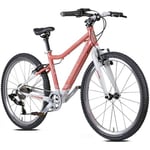 PROMETHEUS BICYCLES PRO® barnesykkel 24 tommer, Coral White CORAL