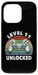 iPhone 13 Pro Level 11 Unlocked Video Gamer 11 Birthday 11 Year Old Funny Case