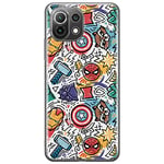 ERT GROUP Coque de téléphone Portable pour Xiaomi 11 Lite 4G/5G Original et sous Licence Officielle Marvel Motif Avengers 027, Coque en TPU