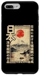 Coque pour iPhone 7 Plus/8 Plus Anime Ukiyo-e japonais traditionnel sur bois du Mont Fuji