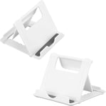 Lot De 2 Supports Pliables Pour Téléphone Portable, Mini Tablette, Téléphone, Support Multi-Angles Pour Téléphone Portable, Station D'accueil Pour Bureau, Maison, Regarder Un Film [Sma075299]