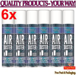 6x Compressed Air Duster Spray Can Cleans Laptop Printer Keyboard Gadget 200ml