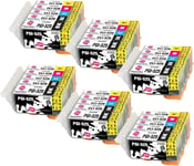 Remplacement pour Canon PGI-525 CLI-526 Cartouches d'encre 30 Pack, Utiliser avec Canon MG5350 MG5250 MG5150 MG6150 MG6250 iX6550 iP4850 iP4950 MX895 MX885 MG8150 MG8250