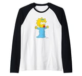 The Simpsons Maggie Needs A Hug Raglan Baseball Tee