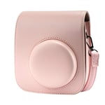 Anter Protective Case Compatible with Fujifilm Instax Mini 11 Instant Film Camera with Removable Strap - Blush Pink