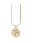 Thomas Sabo Tree Of Love Pendant Necklace: Timeless, Symbolic, Silver, 18K Gold Plating