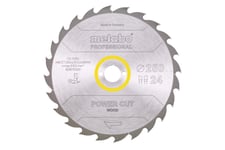 Metabo 628012000, Konstruktionsvirke Med Spik, Trä, 25 Cm, 3 Cm, Tungsten Carbide Tipped (Tct), 2 Mm, 6100 Rpm