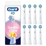 Oral B - iO Gentle Care Tandborsthuvuden - Vit - 8 st