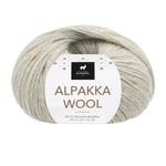 Alpakka Wool - Grå/kamel print Frg: 565