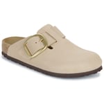 Birkenstock Träskor Boston Big Buckle LENB Sandcastle Beige dam