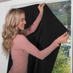 100% Blackout Blind Stick On | Portable & Travel Use | Fits Any Window Size...