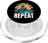 Race 'Em Break 'Em Fix 'Em Repeat Auto Sports Kart Racing PopSockets PopGrip for MagSafe