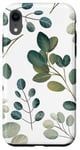 Coque pour iPhone XR Eucalyptus vert sarcelle