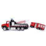 ( Vehicle Towing Fire Water Cannon Truck)Pull Back Car Model Exquisite