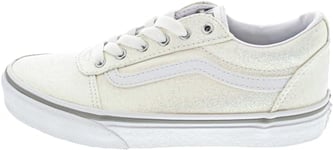 Vans Girl's Ward Trainers, Spring Glitter White, 12.5 UK Child