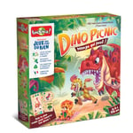 Bioviva Dino Picnic – Mange Qui Peut – Collection société – Jeu Enfant en Famille – S’Amuser en apprenant-à partir de 6 Ans – Fabriqué en France – 660488, Multicolore