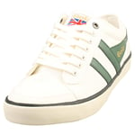 Gola Comet Vegan Mens Off White Green Casual Trainers - 9 UK