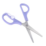 (Purple)Baby Food Scissors Portable Stainless Steel Food Meat Noodles