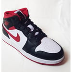 Baskets montantes Nike  Jordan 1 Mid Gym Red Black White (GS) - DJ4695-122 - Taille : 36