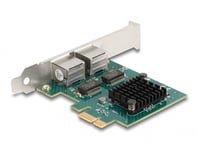 Delock 88205, Playstation Network, Rj-45, Hunkjønn, Pcie 2.0, Grå, Pc