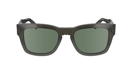 Calvin Klein Unisex Adult Sunglasses CK23539S - Grey with Solid Green Lens