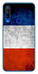 Coque en silicone imprimée compatible Huawei Honor 9X Drapeau France