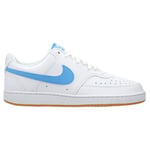 Nike Sneaker Court Vision Low - Hvit/Blå, størrelse 42½