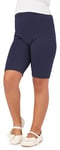 Merry Style Legging Court Sport Pantacourt Short Culotte Yoga Pants Vêtement Tenue Sport Fille MS10-132 (Bleu Marin, 152 cm)