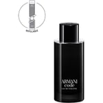 Armani Herrdofter Code Homme Eau de Toilette Spray - Påfyllningsbar 125 ml (7.608,00 kr / 1 l)