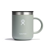 HYDRO FLASK - Tasse Isotherme Café de Voyage 354 ml (12 oz) - Gobelet Isotherme en Acier Inoxydable - Poignée et Couvercle à Pression - Sans BPA - Agave