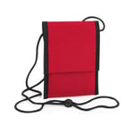 Bag base Recycled cross body pouch - Classic Red - One Size