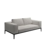 Gloster - Grid Sofa, Frame Meteor, Kat.B Blend Linen - Utomhussoffor - Henrik Pedersen