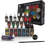 Coffret De Peinture Miniature Fantasy ¿ Coffret De Peinture Pour Figurines De Jeu De Rôle Sur Table ¿ 20 Peintures Pour Modèles + Pinceau ¿ Coffret De Démarrage Dnd Pour Peintures Miniatures