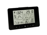 Tfa-Dostmann Meteotime Primo, Sort, Inne Hygrometer, Inne Termometer, Utendørs Fuktighetsmåler, Utendørs Barometer, Hygrometer, Termometer, Hygrometer, Termometer, Plast, 20 - 95%