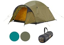 Grand Canyon Topeka 2 - Tente dôme pour 2 Personnes | Ultra-légère, étanche, Petit Format | Tente pour Le Trekking, Le Camping, l'extérieur | Capulet Olive (Vert)