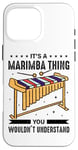 iPhone 16 Pro Max Funny Marimba Instrument Pun for a Marimba Player Case