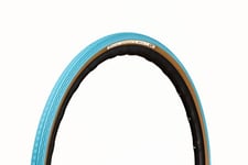 Panaracer Gravel King Semi Slick Colour Edition TLC Gravel Tyre: Turquoise Blue/Black 700x43c