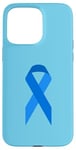 Coque pour iPhone 15 Pro Max RUBAN BLEU ARC DE SENSIBILISATION DIABÈTE FEMMES HOMMES KIDS