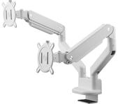 ONE FOR ALL DM4220 Dual Arm Full Motion 13-35" Monitor Desk Mount - White