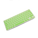 System-S Silicone AZERTY French Keyboard Cover for MacBook Pro 13 Inch 15 Inch 17 Inch iMac MacBook Air 13 Inch Green