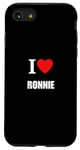 Coque pour iPhone SE (2020) / 7 / 8 Mignon I Love Heart Ronnie Parents Wife Husband Valentine