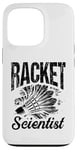 Coque pour iPhone 13 Pro Raquette de volant de badminton Coach