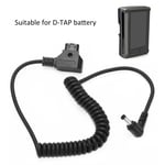 D‑Tap Plug To Dc5.5X2.5Mm Spring Cable Dc Plug Monitor Power Cable 50‑100Cm