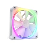 NZXT F120 Ventilateur RGB - RF-R12SF-W1 - Personnalisation avancée de l`éclairage RGB - Refroidissement Silencieux -